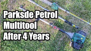 Parkside PBK 4 Pole Saw Brush Cutter Review After 4 Years LIDL Product Longevity Test [upl. by Yraccaz739]