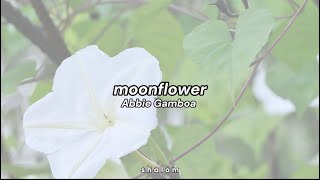 moonflower  Abbie Gamboa lyric video [upl. by Aloke]