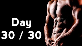 30 Days Six Pack Abs Workout Program Day 3030 [upl. by Ambros316]