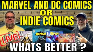 Marvel amp DC Comics are Good But Are Indie Comics Better  Comic Book QampA  On The Rack E2 comics [upl. by Kenzi]