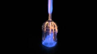 Slowmotion whoosh bottle  combustion of ethanol [upl. by Raul639]