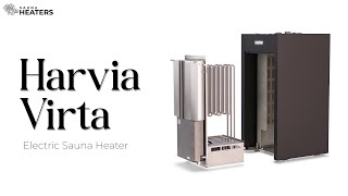 Harvia Virta electric sauna heater unboxingWatch before purchasing [upl. by Nanam]