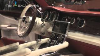 Bentley SUV 4x4 EXP 9 F at Geneva Motor Show [upl. by Smeaj879]