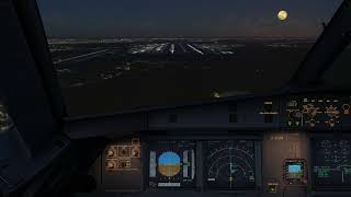 DLH7C Night Arrival into Frankfurt EDDF  Fenix A319 MSFS [upl. by O'Reilly]