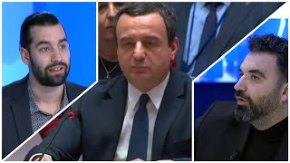 Dibran Hoxha dhe Lirim Mehmetaj perplasen per paraqitjen e Albin Kurtit ne OKB [upl. by Torras]