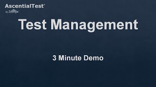 Test Management in AscentialTest [upl. by Joel]