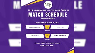 2024 KEITH GUMBS U17 LEAGUE TIER 1 SEMIFINALS [upl. by Hairakcaz]