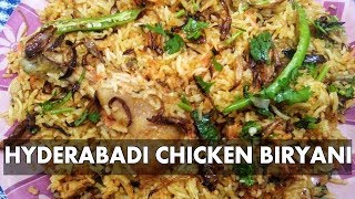 Jhatpat Hyderabadi Chicken Biryani in 10mins Easy amp Tasty  Veenas Vyanjan [upl. by Anu]