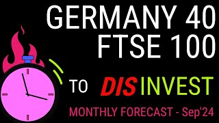 DAX  DE40 amp FTSE100  Rally Again or Reverse amp crash Technical Analysis For Next Month Sep24 [upl. by Isaacs]