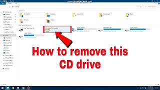 How to deleteremove Power ISO drive  An error occured while ejecting CD drive in windows 7810 [upl. by Nereil]