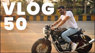 RE CONTINENTAL GT 650 TEST DRIVE😍  VLOG 50 [upl. by Haidebej]