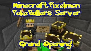 Pixelmon Server PokeBallers Grand Opening Livestream mcpokeballerscom [upl. by Bar]