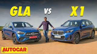 2024 MercedesBenz GLA vs BMW X1  Which should be your first luxury SUV  ​⁠autocarindia1 [upl. by Niloc748]