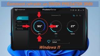 Comment gérer la vitesse des ventilateurs  Acer Orion Predator 3000  FAN Speed Control [upl. by Nilhsa110]