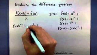 PreCalculus  Evaluate the difference quotient [upl. by Nathanael]