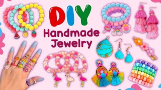 16 DIY HANDMADE JEWELRY IDEAS  Bracelet Necklace and more [upl. by Aremus]