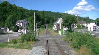 Cabinerit  Führerstandmitfahrt Kall→Hellenthal VT 23 Oleftalbahn [upl. by Esaertal679]