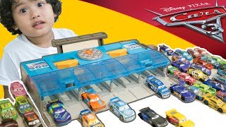 BRANDNEW CARS 3 Toys  Ultimate Launcher Playset Cars 3 Piston Cup Racers Blinkr RPM Next Gen [upl. by Eyatnod]