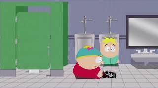 South Park Cartman Identifies as Transginger Transgender and Poops in Girls Washroom [upl. by Ardnasac]