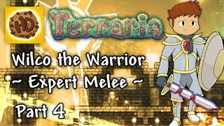 Terraria 13 Expert Melee Part 4 Eater of Worlds vs Swords 13 warrior playthrough [upl. by Dygert354]