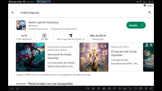 COMO CREAR UNA CUENTA NUEVA CON EMULADOR DE CELULAR  MOBILE LEGENDS 2023 [upl. by Gievlos]