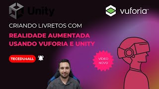 Criando livretos com Realidade Aumentada usando Vuforia e Unity [upl. by Eniledam]