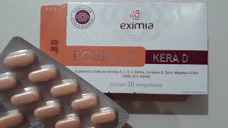 Vitamina Capilar Exímia Fortalize Kera D Tatiane Machado [upl. by Aremaj]