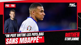 PaysBas  France  “On peut battre les PaysBas sans Mbappé” estime Rothen [upl. by Rosdniw]