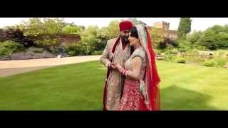 Pooja weds Sandeep Reception at Ditton Manor Datchet ChanaVideo121 [upl. by Nodnek]