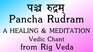 Powerful Pancha Rudram  Healing amp Meditation Vedic Chant  Rig Veda  Sri K Suresh [upl. by Zelten750]