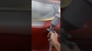 car painting سرقة باب احمر منه فيه [upl. by Linette]