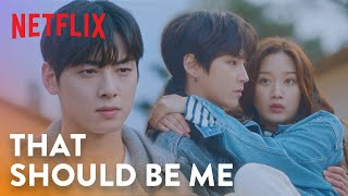 Cha Eunwoo is jealous about how close Hwang Inyoup and Mun Kayoung are  True Beauty Ep 8 ENG [upl. by Phox651]