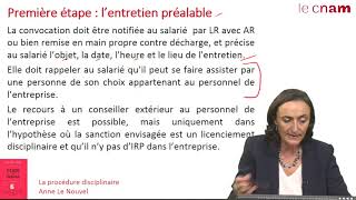 S4 8 la procédure disciplinaire [upl. by Onafets]