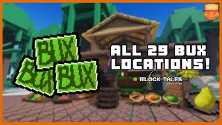 BUX 129 LOCATIONS Roblox Block Tales [upl. by Holey]