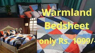 warmland bedsheet  home shop 18 products  bedsheet combo  combo [upl. by Angel235]