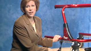 Rifton Pacer Gait Trainer Video Part 6  The Ankle prompts [upl. by Cammy]