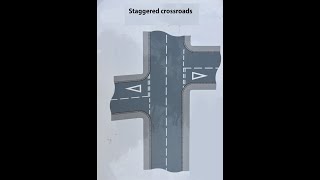 Best Example Of Staggered Crossroads [upl. by Geraldina]