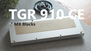 TGR 910 CE  MX Blacks on CF Plate  Typing Sounds [upl. by Brittni]