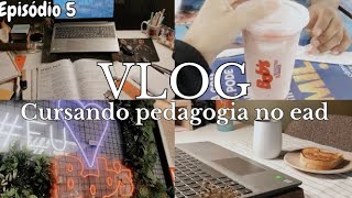 Cursando pedagogia no ead  Ep 5  Thalia Ariadnaッ 4 dias comigo Vlog de rotina [upl. by Siul851]