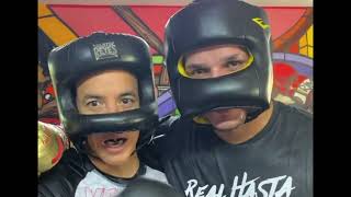 EDGAR BERLANGA SPARRING CON DADDY YANKEE [upl. by Ike]