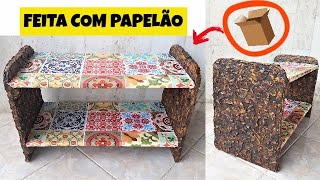 COMO FAZER SAPATEIRA DE PAPELÃO E CAIXA DE OVOS [upl. by Egon]