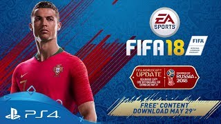 FIFA 18  FIFA World Cup Trailer  PS4 [upl. by Asina]