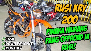 Bagong Modelo Na Pang Offroad Ni Rusi 2024 KRY 200 Langga Gail Review and Price [upl. by Oramlub]