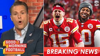 GMFB  quotChiefs remain Super Bowl favoritesquot  Kyle Brandt on KC acquire DeAndre Hopkins from Titans [upl. by Krein]