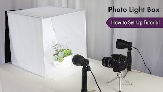 Photo Light Box Tutorial  How To Setup  eFavormartcom [upl. by Woolley384]