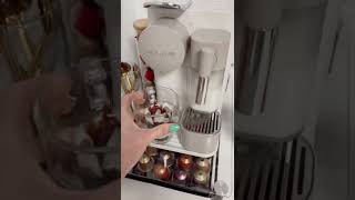 Kinder bueno coffee by Nespresso Lattissima One Maker DeLonghi [upl. by Mellitz]