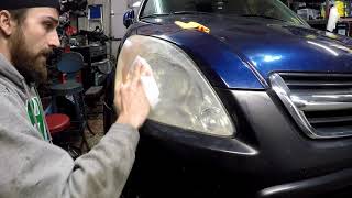 Fixing the faded black trim amp foggy headlights on the CRV [upl. by Eelyam120]