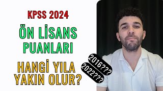 KPSS 2024 PUANLARI HANGİ YILA YAKIN OLUR [upl. by Noemad]