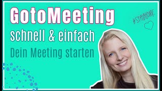 GotoMeeting Tutorial  schnell amp einfach Deine Meetings starten [upl. by Ahsyekal]