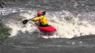 2015 Canon City Wave at 6000 CFS Freestyle Kayak [upl. by Kila]